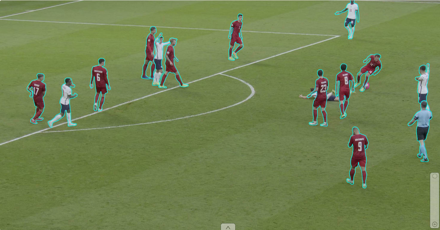 Soccer stats detection and movement pattern recognition AI training